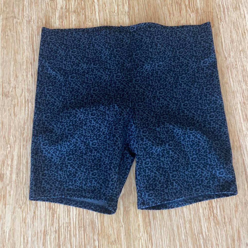 Loft animal print biker shorts